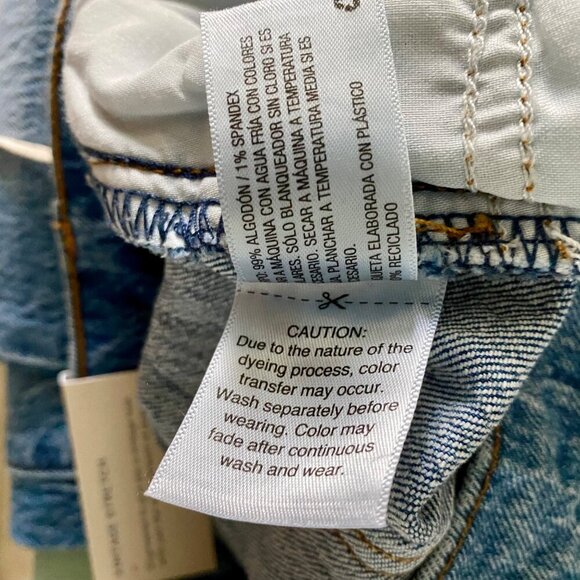 Universal Thread Vintage Stretch Straight Leg Jeans Women's 00 Short NEW NTW - Picture 10 of 10